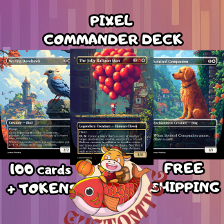 J0lly Ball00n Man - Pixel Art Comm4nder Deck