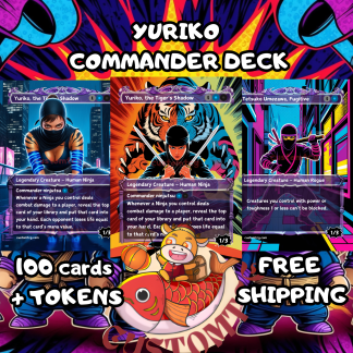 Yvrik0 C0mmander Deck - 90 Pop art style