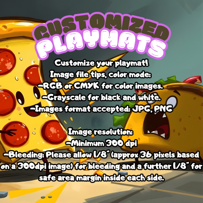 Food Fighters: Pizza vs. Taco Playmat - Image 5